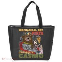 Mechanical Rat Pizza & Child Casino Tote Bag thumb 0