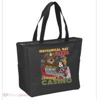 Mechanical Rat Pizza & Child Casino Tote Bag thumb 2