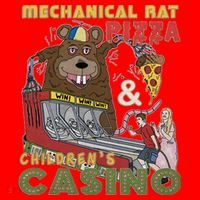 Mechanical Rat Pizza & Child Casino Santa Hat thumb 1