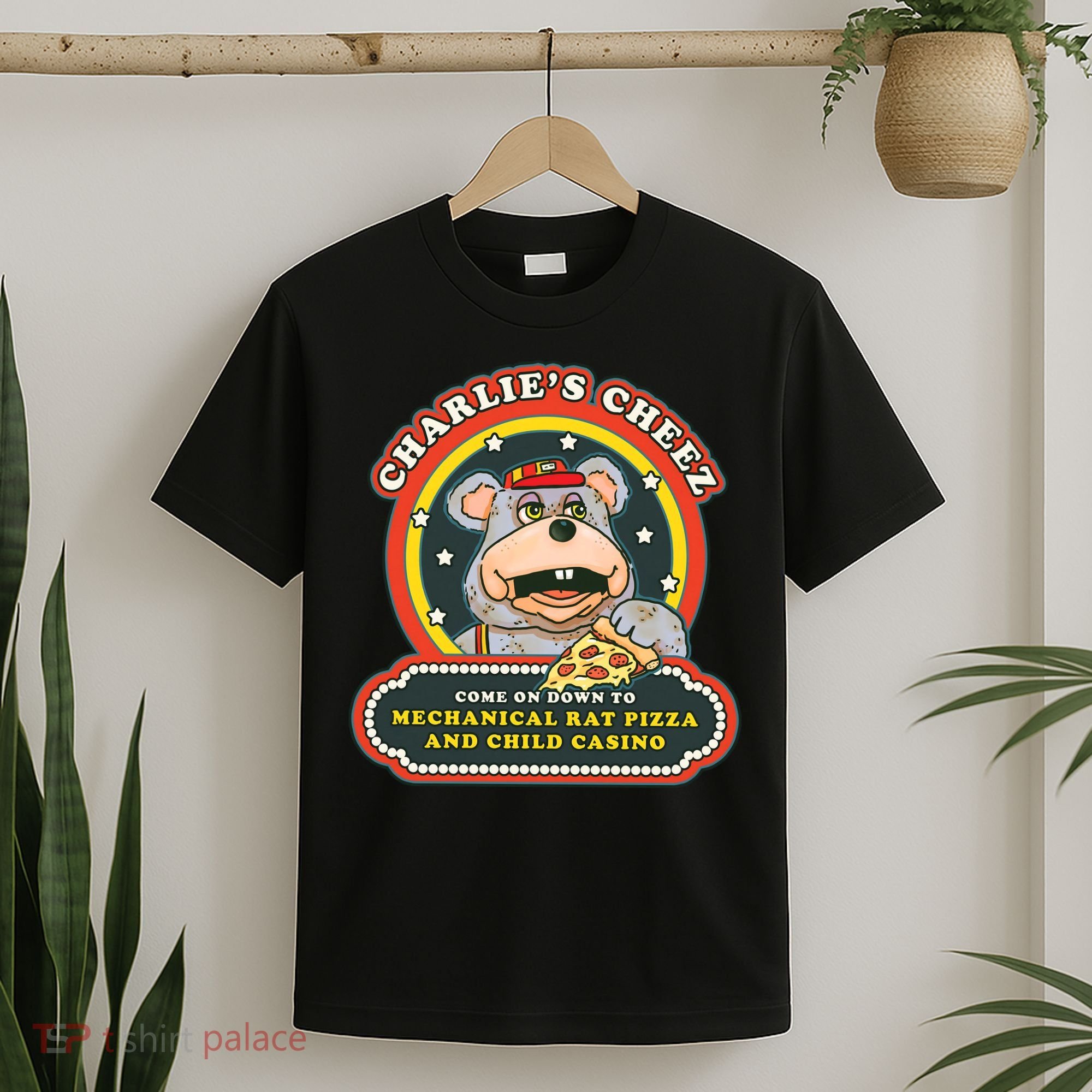 Mechanical Rat Pizza & Child Casino T-Shirt
