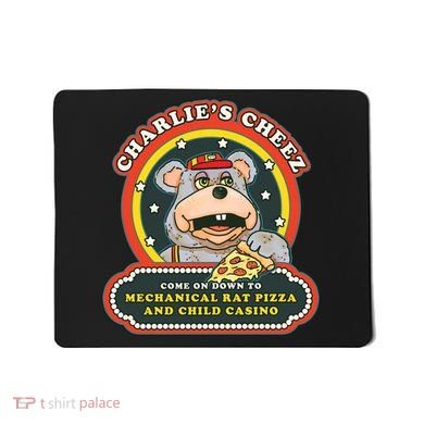 Mechanical Rat Pizza & Child Casino Mousepad