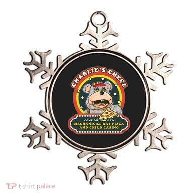 Mechanical Rat Pizza & Child Casino Ornament