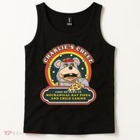 Mechanical Rat Pizza & Child Casino Tank Top thumb 2
