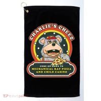 Mechanical Rat Pizza & Child Casino Golf Towel thumb 0