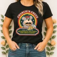 Mechanical Rat Pizza & Child Casino Women's T-Shirt thumb 2