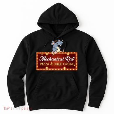 Mechanical Rat Pizza & Child Casino Hoodie