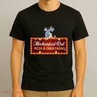 Mechanical Rat Pizza & Child Casino T-Shirt thumb 3