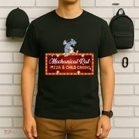 Mechanical Rat Pizza & Child Casino T-Shirt thumb 6