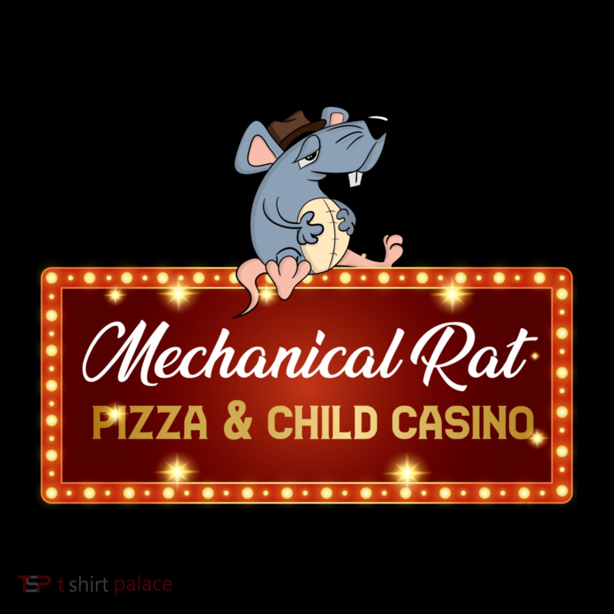 Mechanical Rat Pizza & Child Casino Coffee Mug