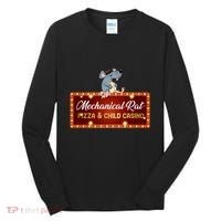 Mechanical Rat Pizza & Child Casino Tall Long Sleeve Shirt thumb 0