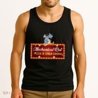 Mechanical Rat Pizza & Child Casino Tank Top thumb 3