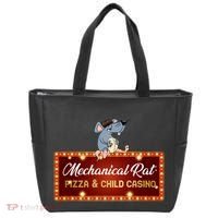 Mechanical Rat Pizza & Child Casino Tote Bag thumb 0