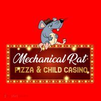 Mechanical Rat Pizza & Child Casino Santa Hat thumb 1