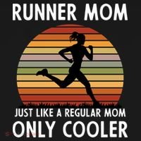 Mom Running Runner Mom Just Like A Regular Mom Marathon Moms Gift Pajama Set thumb 2