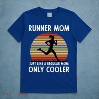 Mom Running Runner Mom Just Like A Regular Mom Marathon Moms Gift T-Shirt thumb 5