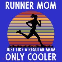 Mom Running Runner Mom Just Like A Regular Mom Marathon Moms Gift Tank Top thumb 6