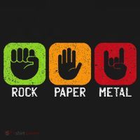 Music Rock Rock Paper Metal Heavy Metal Women's Tank Top thumb 5