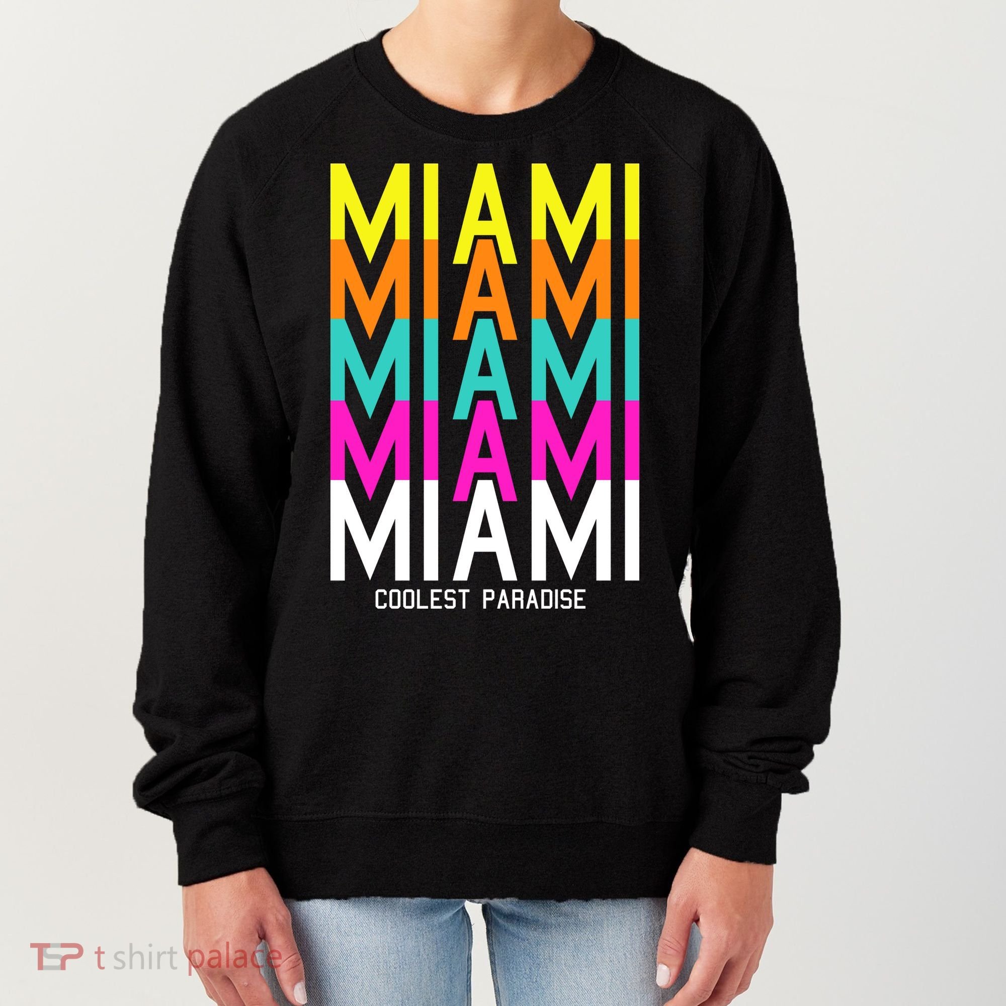 Miami Retro Repeat Women's Sweatshirt
