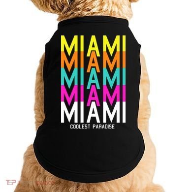 Miami Retro Repeat Doggie Tank