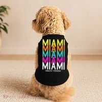 Miami Retro Repeat Doggie Tank thumb 2