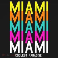 Miami Retro Repeat Hoodie thumb 2
