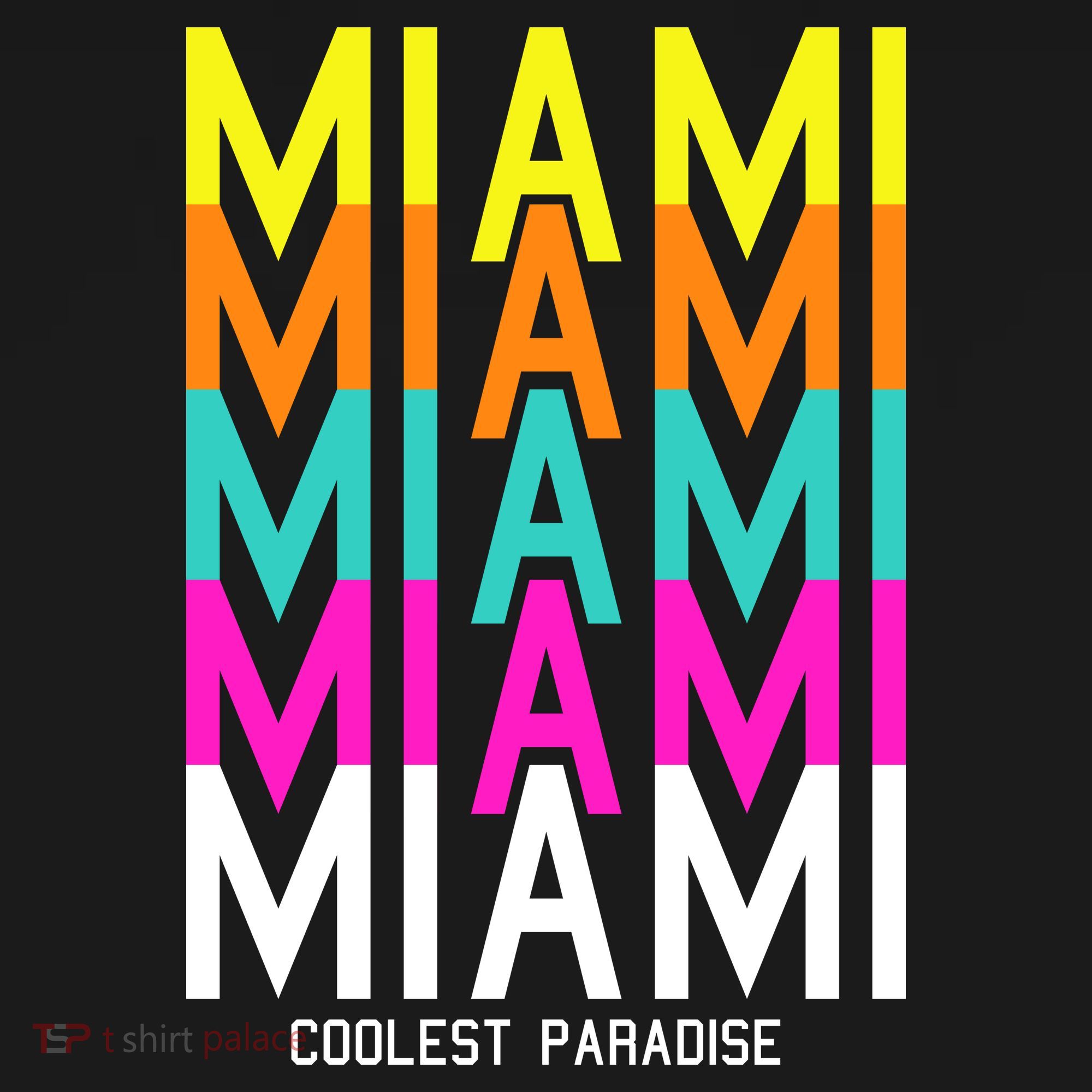 Miami Retro Repeat Hoodie