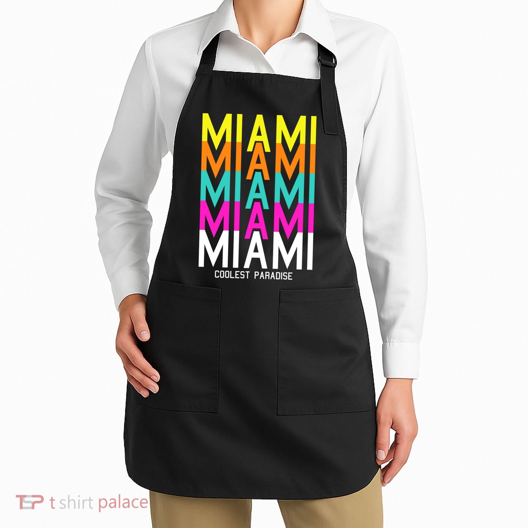 Miami Retro Repeat Apron