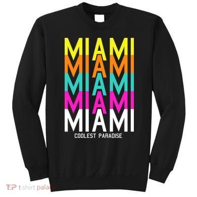 Miami Retro Repeat Sweatshirt