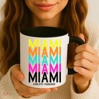 Miami Retro Repeat Coffee Mug thumb 3