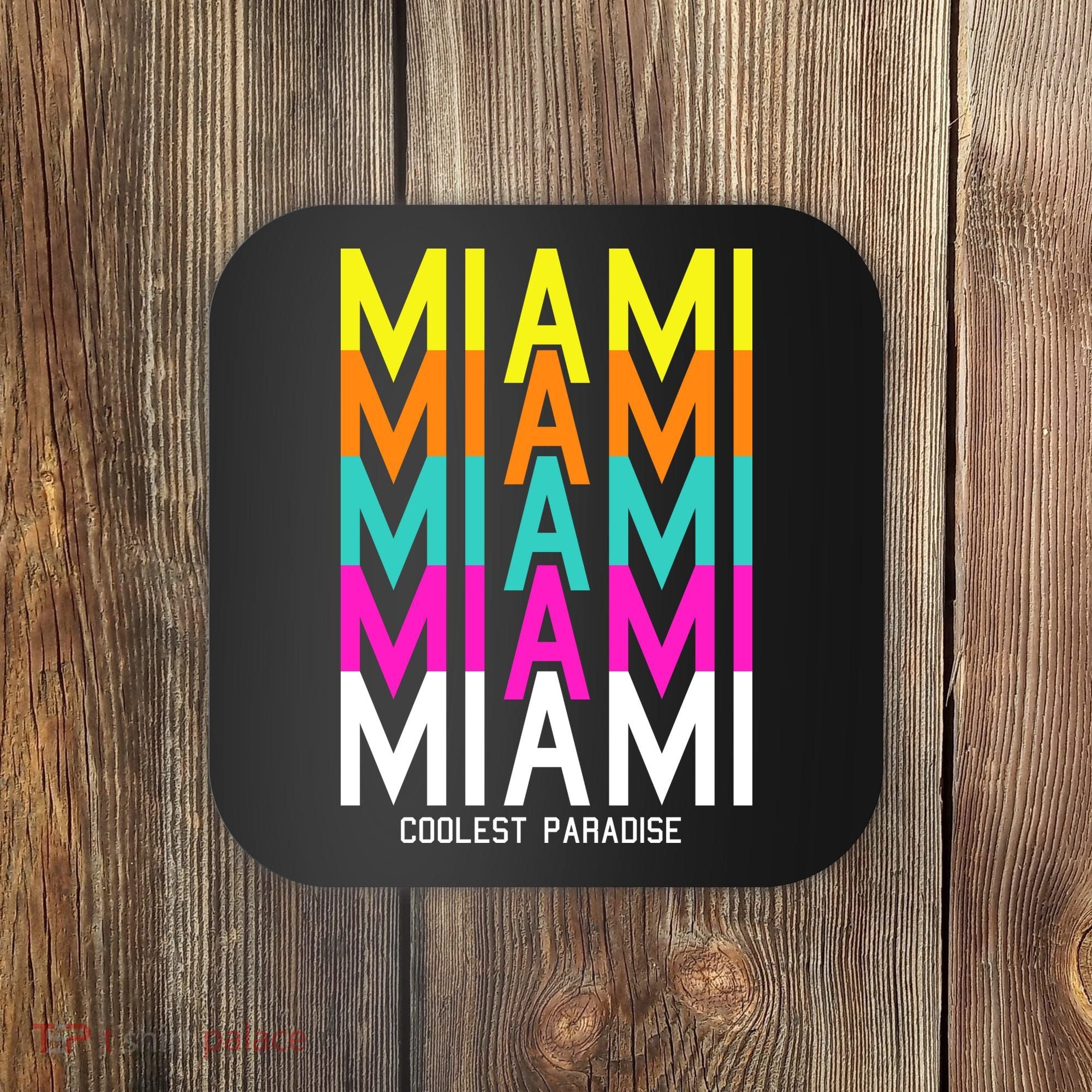 Miami Retro Repeat Coaster