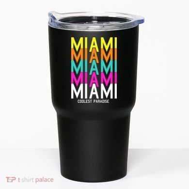 Miami Retro Repeat Tumbler