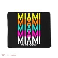Miami Retro Repeat Mousepad thumb 0