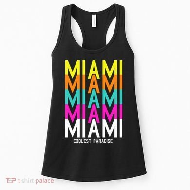 Miami Retro Repeat Women's Tank Top