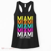 Miami Retro Repeat Women's Tank Top thumb 0