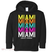 Miami Retro Repeat Toddler Hoodie thumb 0