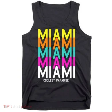Miami Retro Repeat Tank Top