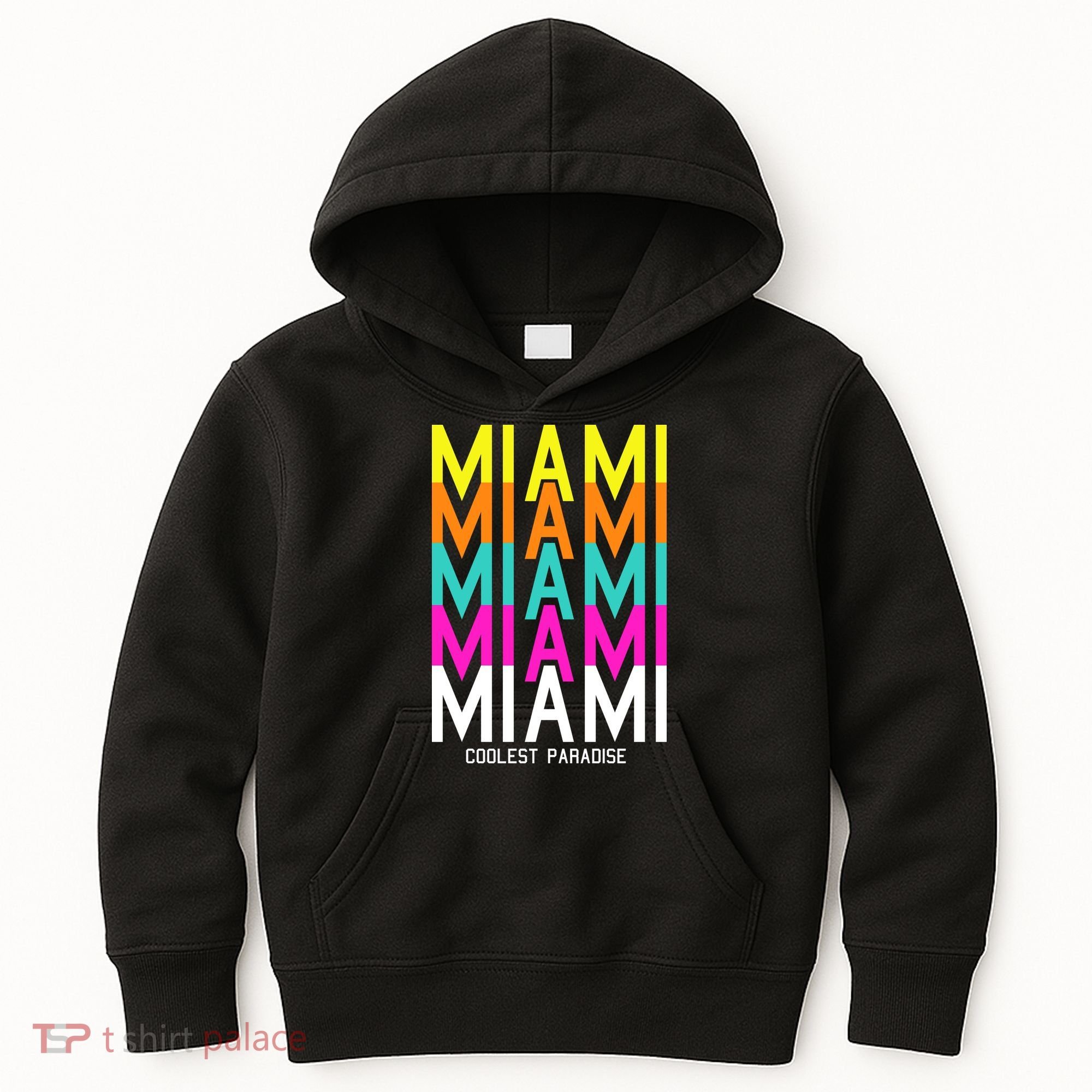 Miami Retro Repeat Kids Hoodie