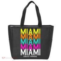 Miami Retro Repeat Tote Bag thumb 0