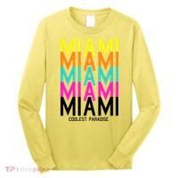 Miami Retro Repeat Long Sleeve Shirt thumb 0