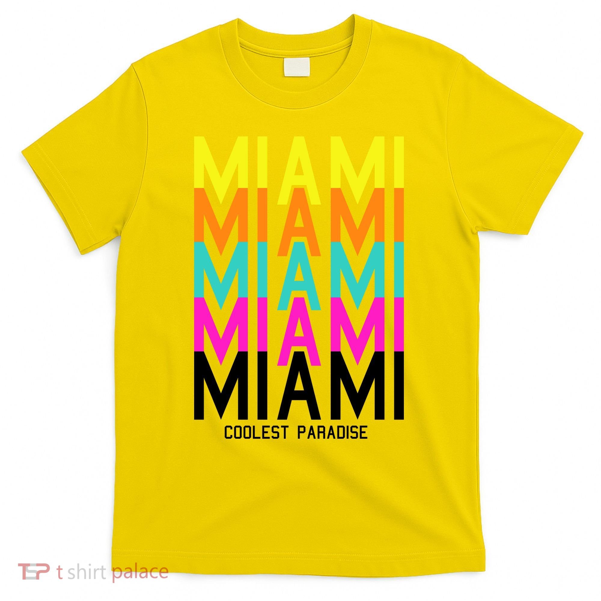 Miami Retro Repeat T-Shirt