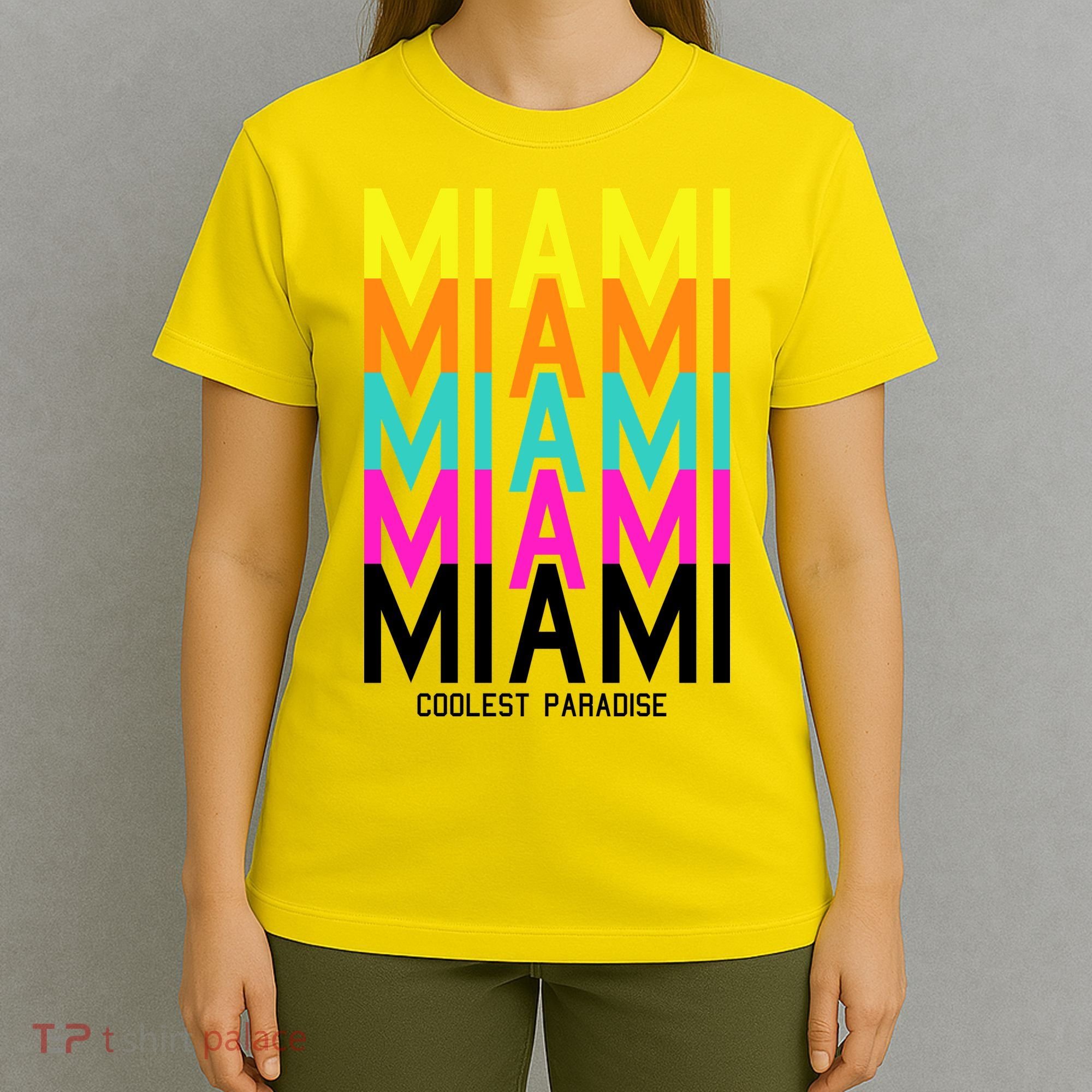 Miami Retro Repeat T-Shirt