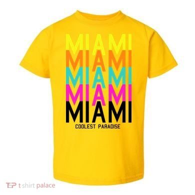 Miami Retro Repeat Toddler T-Shirt
