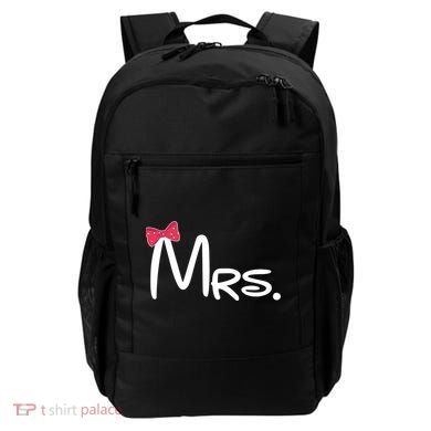 Mrs. Bow Tie Cute Matching Couples Backpack
