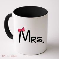 Mrs. Bow Tie Cute Matching Couples Coffee Mug thumb 0