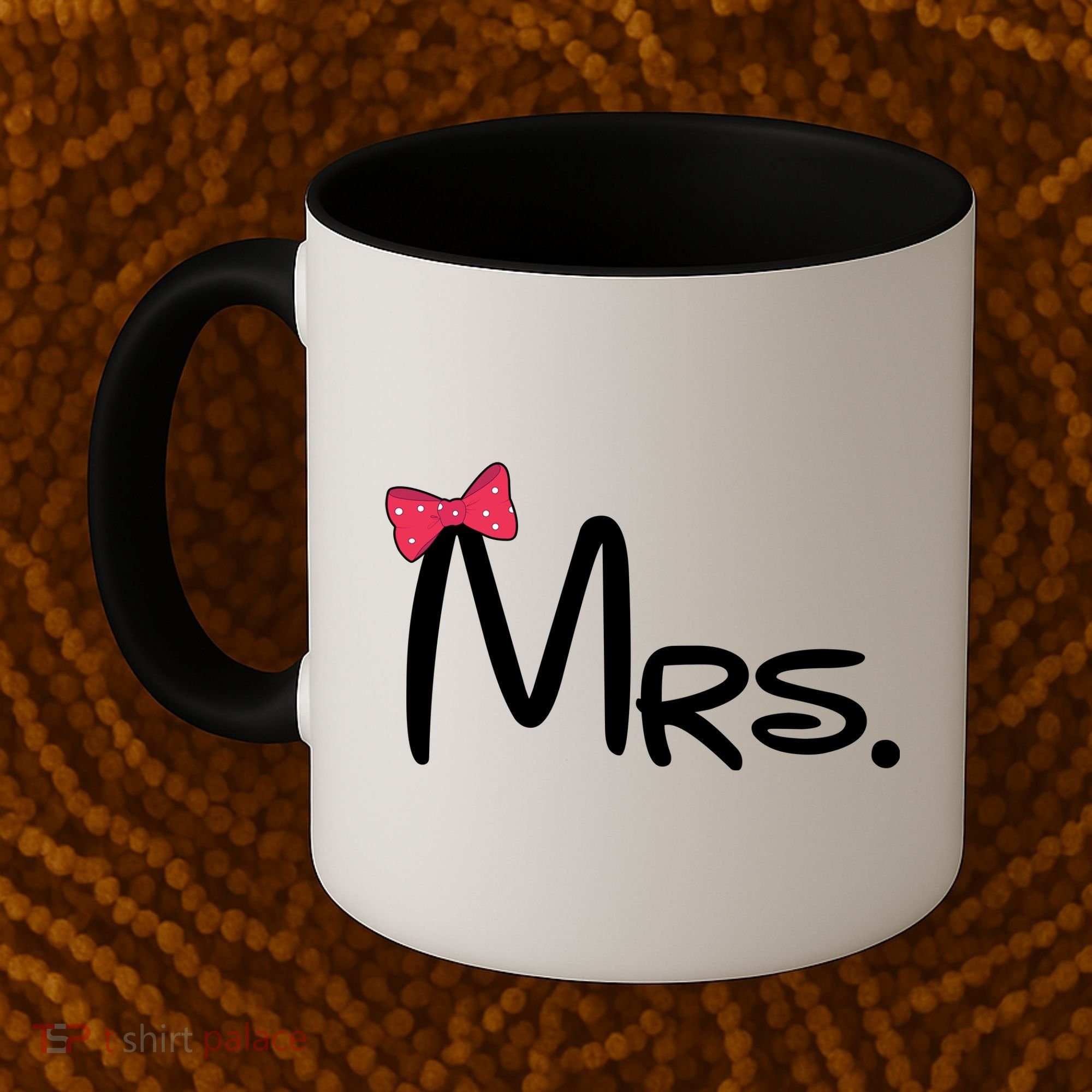 Mrs. Bow Tie Cute Matching Couples Coffee Mug