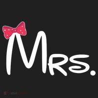 Mrs. Bow Tie Cute Matching Couples Tumbler thumb 3