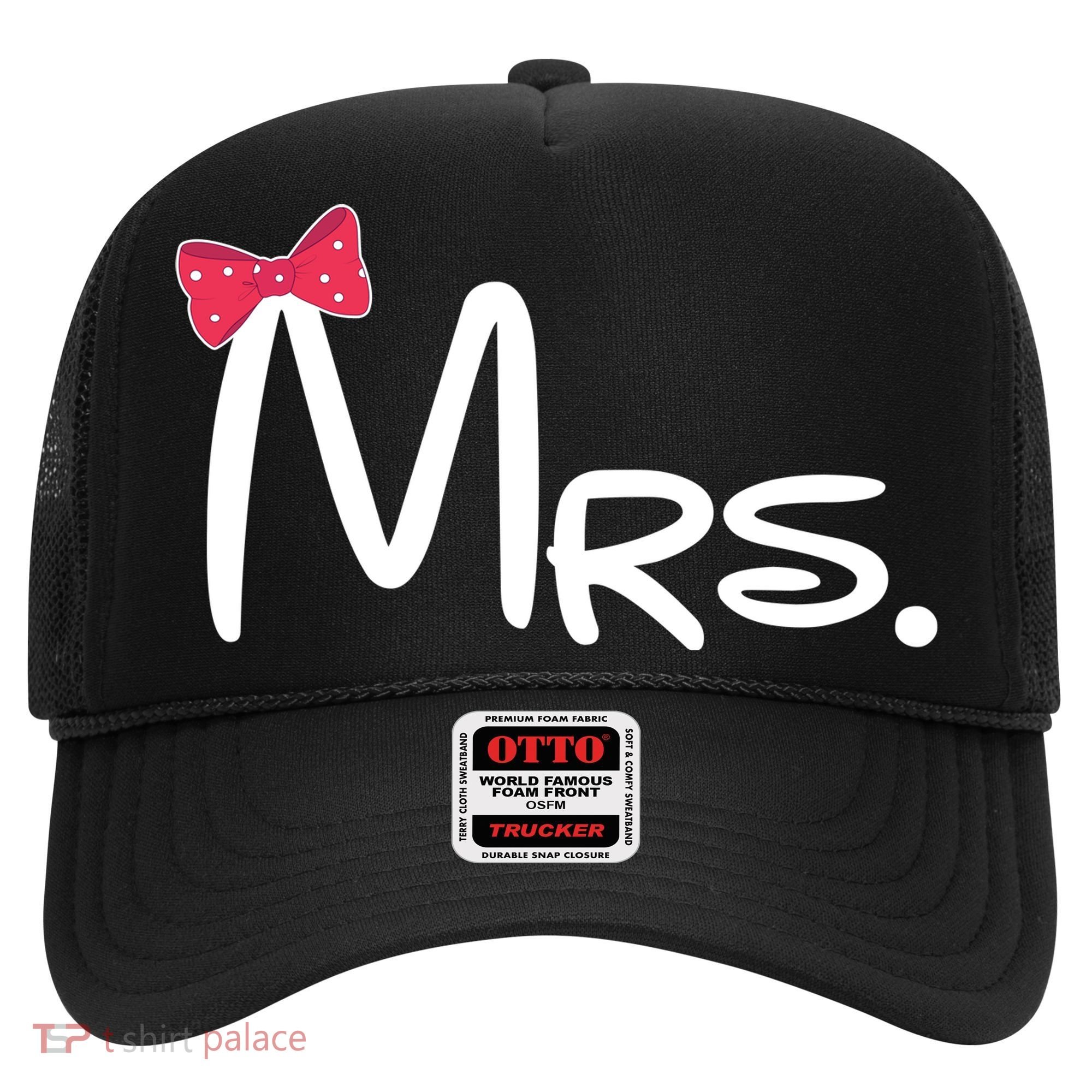 Mrs. Bow Tie Cute Matching Couples Hat