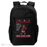 Mrs. C Do You Love Me Ugly Christmas Sweater Backpack thumb 0