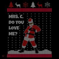 Mrs. C Do You Love Me Ugly Christmas Sweater Women's Hoodie thumb 2