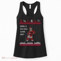 Mrs. C Do You Love Me Ugly Christmas Sweater Women's Tank Top thumb 0